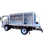 Semi-Enclosed HD Poly Body Spray Truck